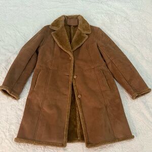 Utex Brown Teddy Jacket with Vintage Lapels